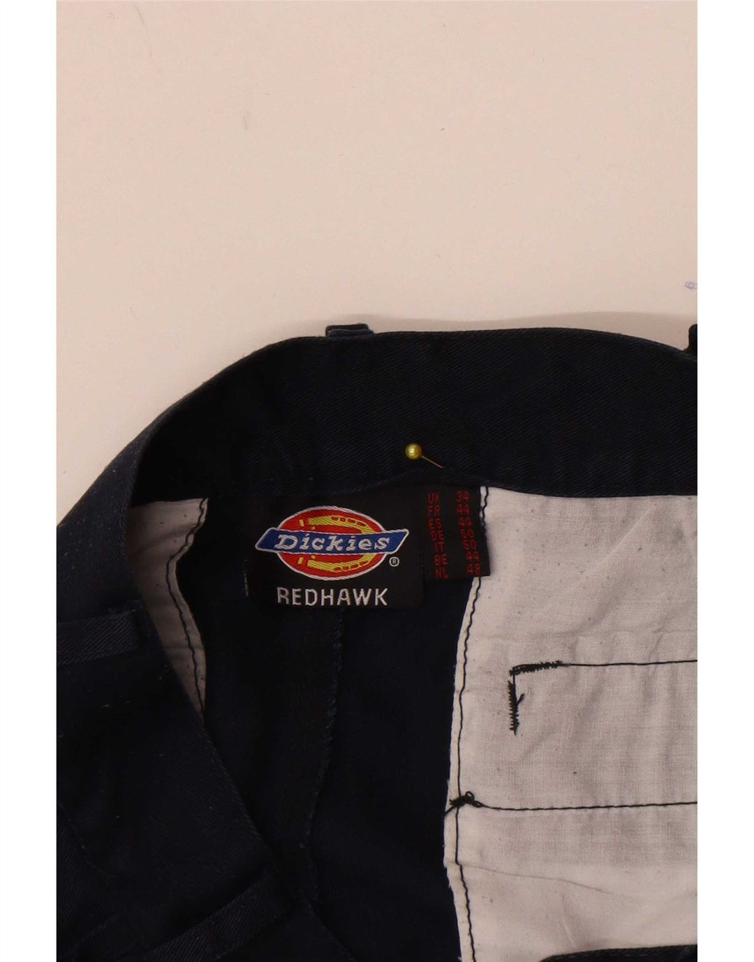 Dickies Herre Redhawk Cargo Shorts W34 Large Navy Blue