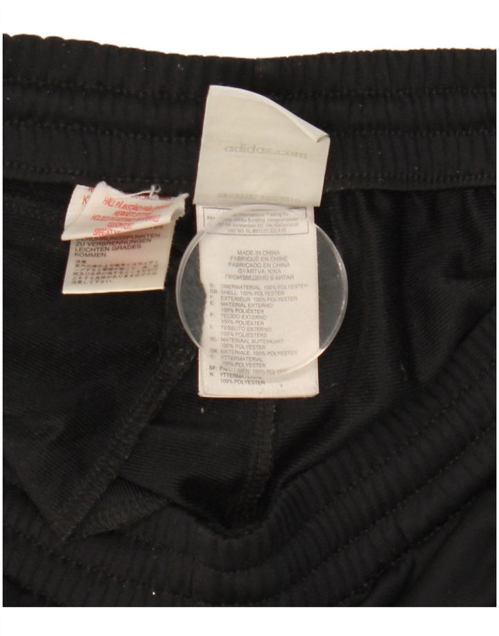 Adidas Drenge Træningsdragt Bukser Joggers 13-14 År Sort Polyester