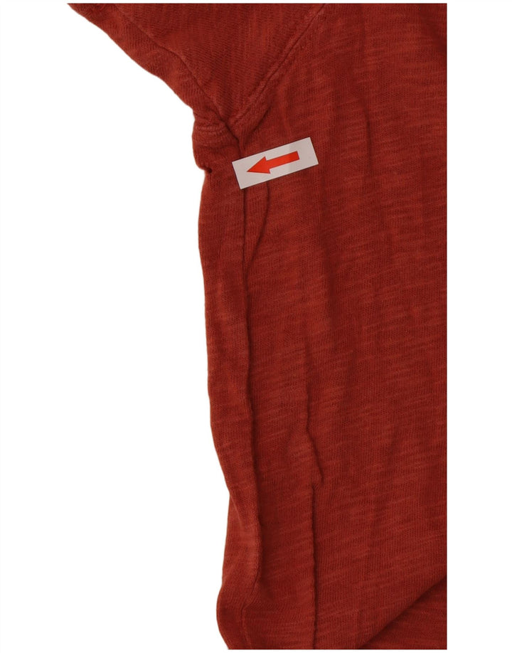 Fat Face Herre T-Shirt Top Lille Rød Bomuld