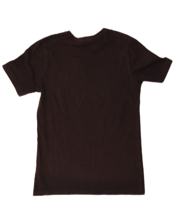 Adidas drenge grafisk t-shirt top 11-12 år sort bomuld