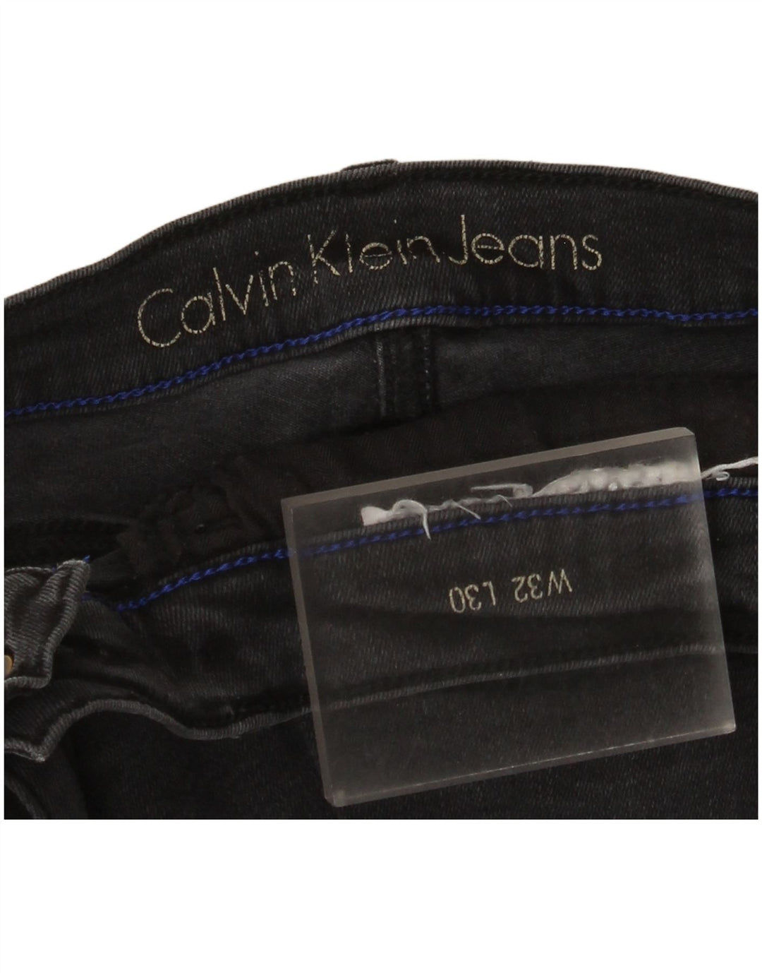 Calvin Klein Dame Slim Jeans W32 L30 Sort