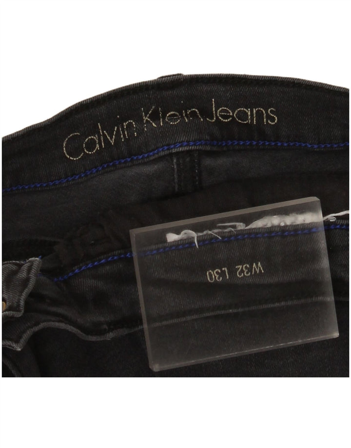 Calvin Klein Dame Slim Jeans W32 L30 Sort