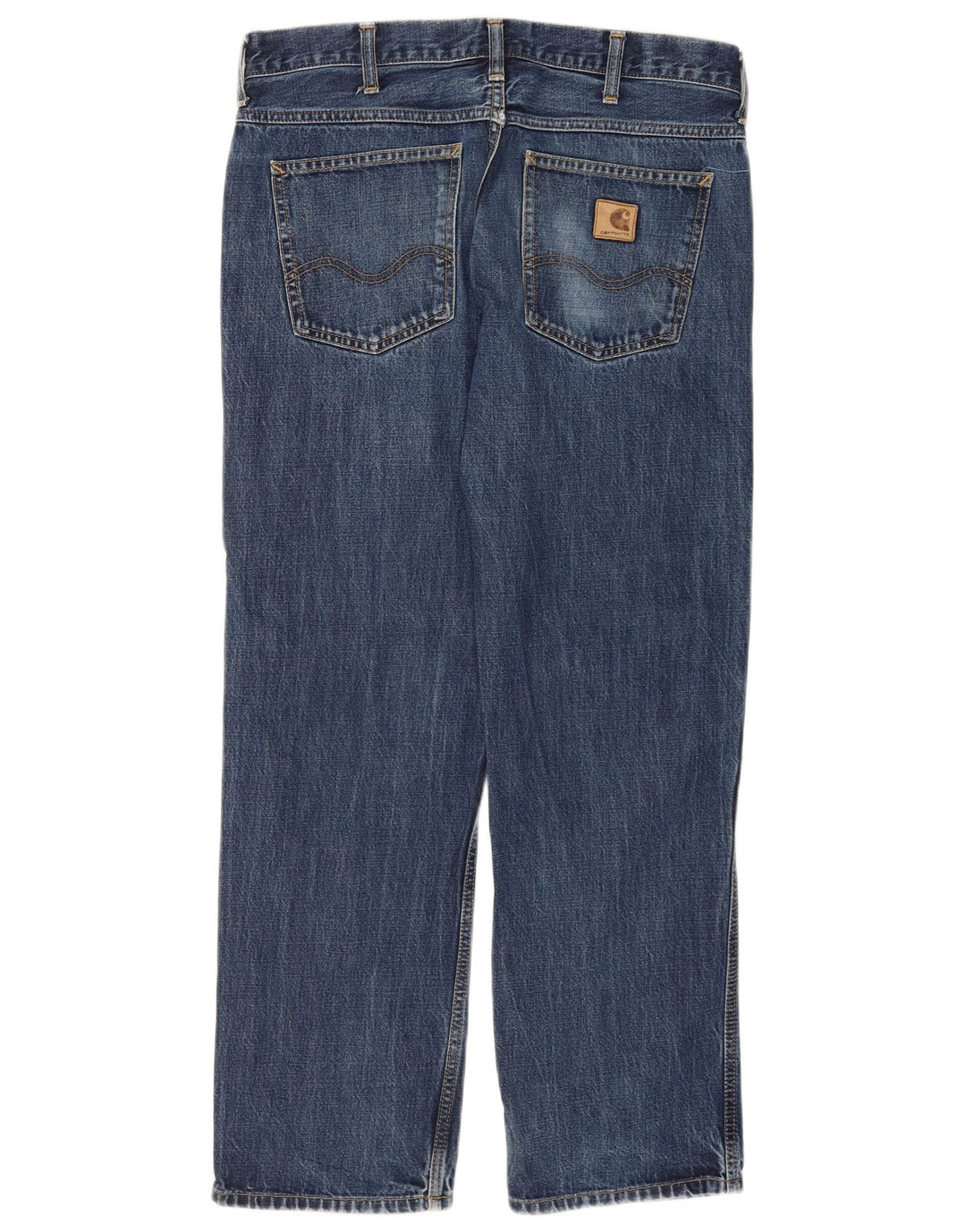 Carhartt Straight Jeans til mænd W31 L32 blå bomuld