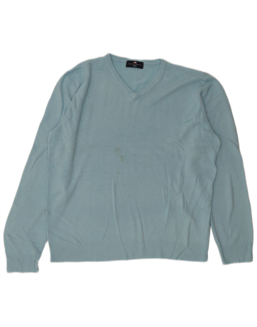 Marks & Spencer Herre Blue Harbor V-hals sweater Stor akryl