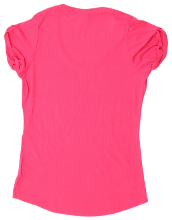 Nike Grafisk T-Shirt Top UK 14 Medium Pink