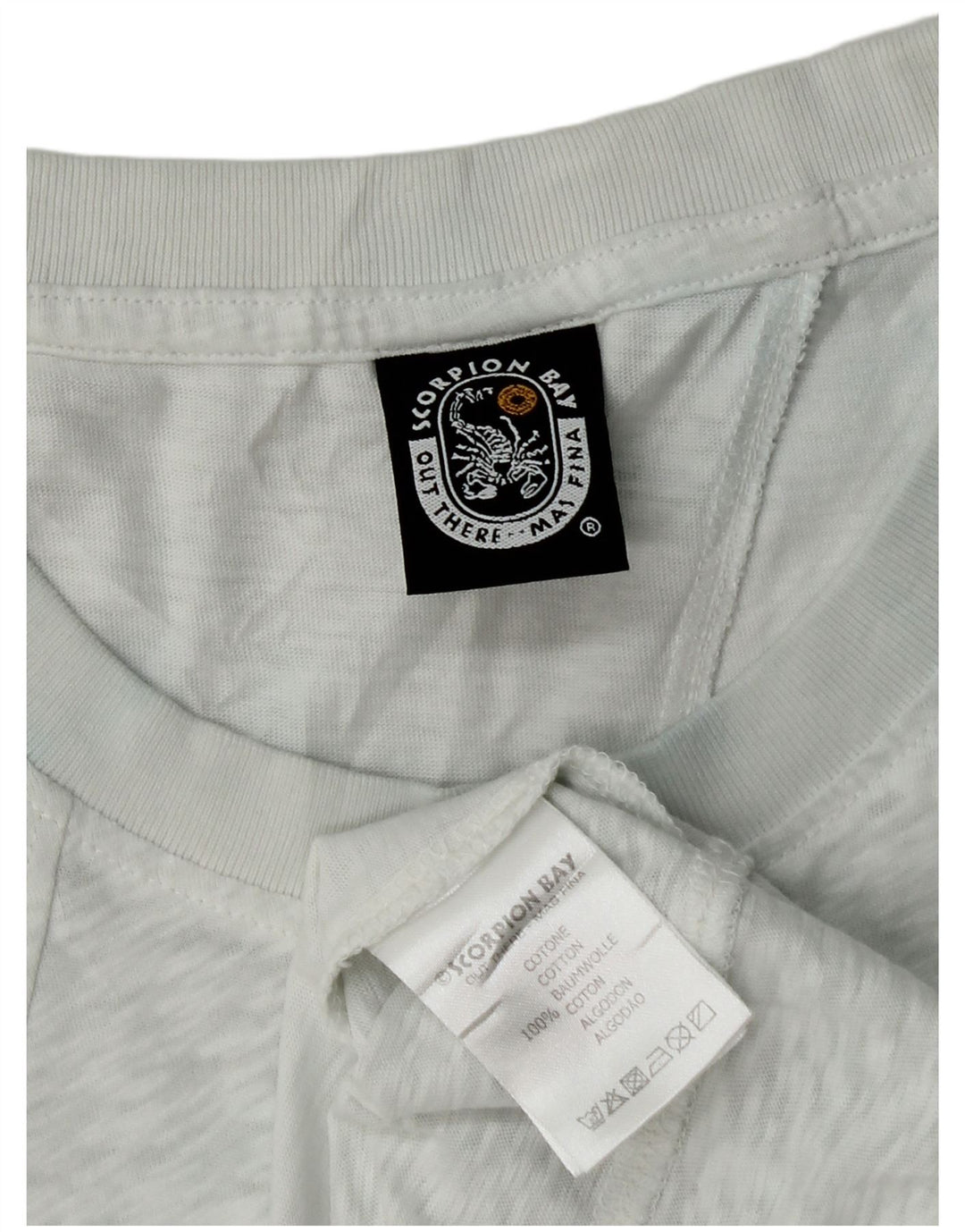 Scorpion Bay Herre T-Shirt Top 2XL Blå Bomuld