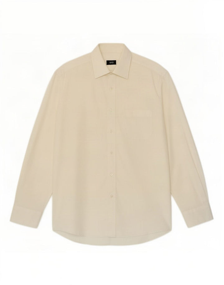 Hugo Boss Herreskjorte Str. 39 15 1/2 Medium Hvid Bomuld