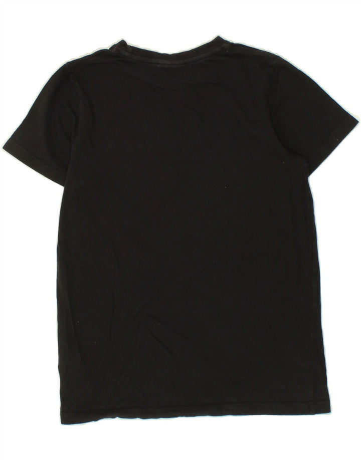 ELLESSE Boys Graphic T-Shirt Top 10-11 Years Black Cotton Vintage Ellesse and Second-Hand Ellesse from Messina Hembry 