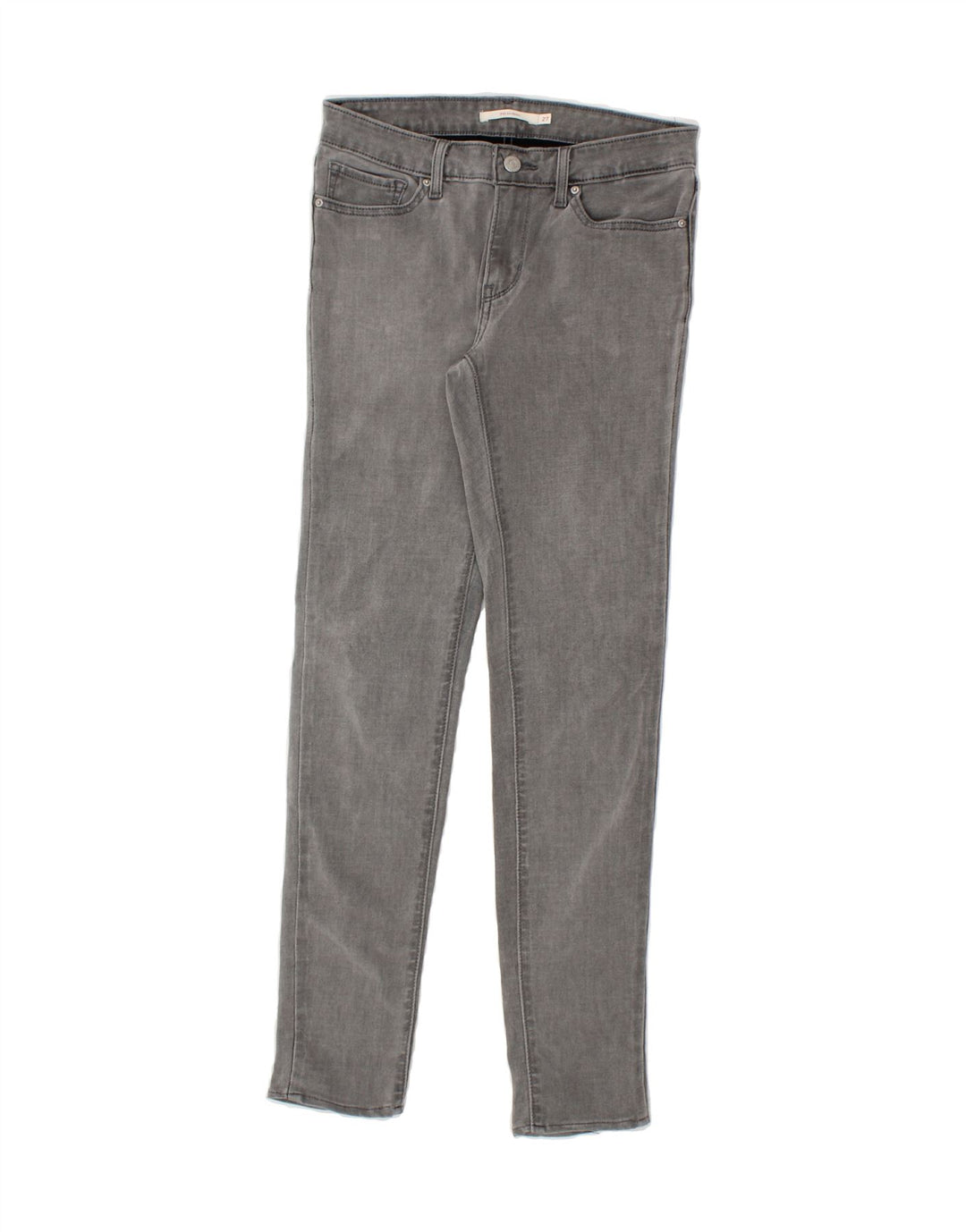 LEVI'S Womens 711 Skinny Jeans W27 L29 Grey Cotton Vintage Levi's and Second-Hand Levi's from Messina Hembry 
