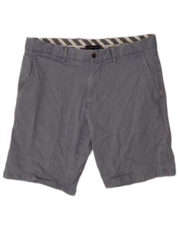 Tommy Hilfiger Herre Chino Shorts W33 Medium Blue Bomuld