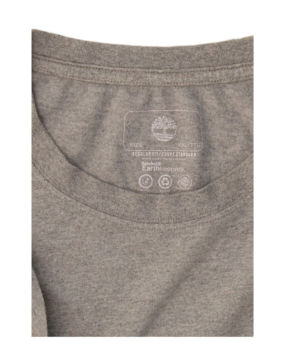 TIMBERLAND Mens Earthkeepers Regular Fit Graphic T-Shirt Top 2XL Grey Vintage Timberland and Second-Hand Timberland from Messina Hembry 