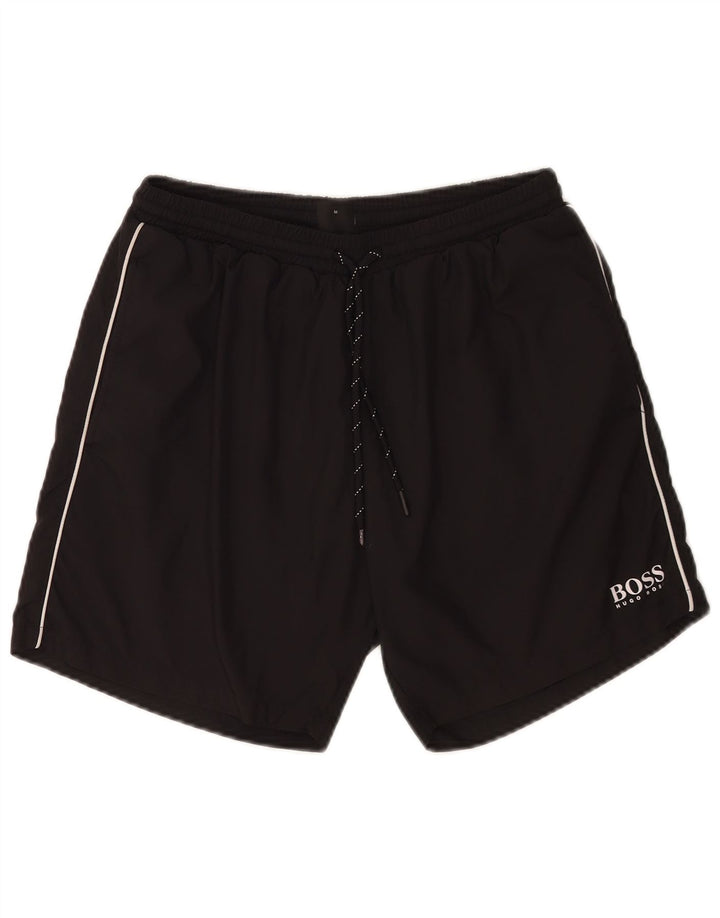 Hugo Boss Badeshorts til mænd Medium Sort Polyester