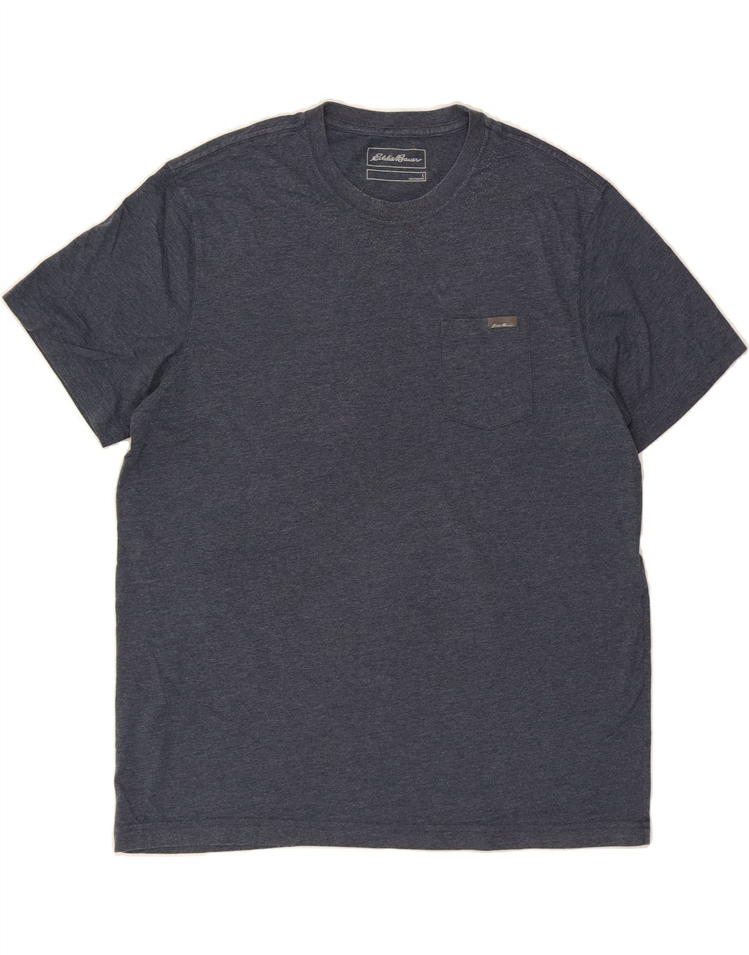 EDDIE BAUER Mens T-Shirt Top Large Navy Blue Cotton Vintage Eddie Bauer and Second-Hand Eddie Bauer from Messina Hembry 