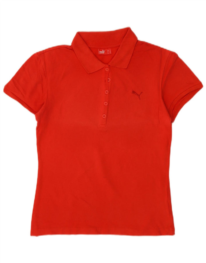 PUMA Dame Polo Shirt UK 10 Lille Rød