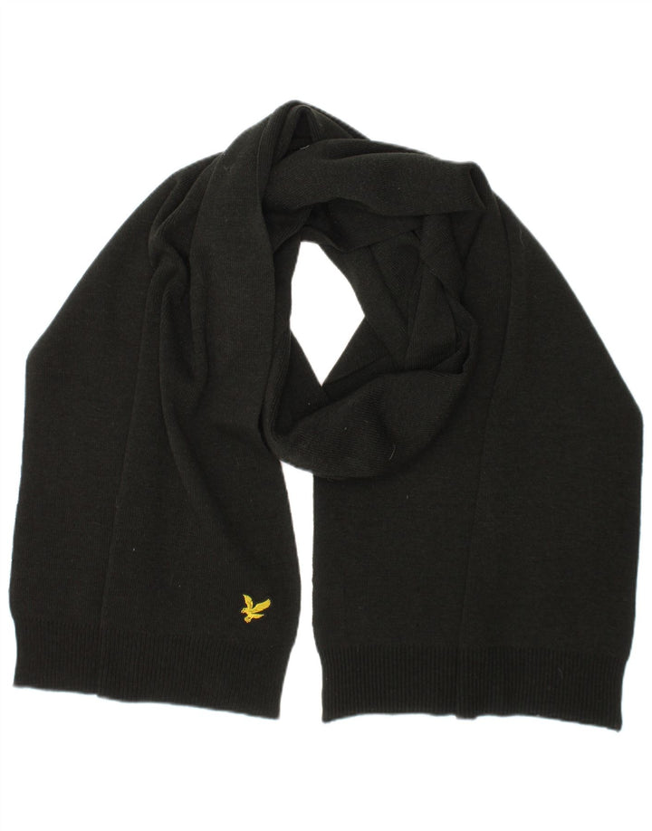 Lyle & Scott herre rektangeltørklæde One Size sort polyester