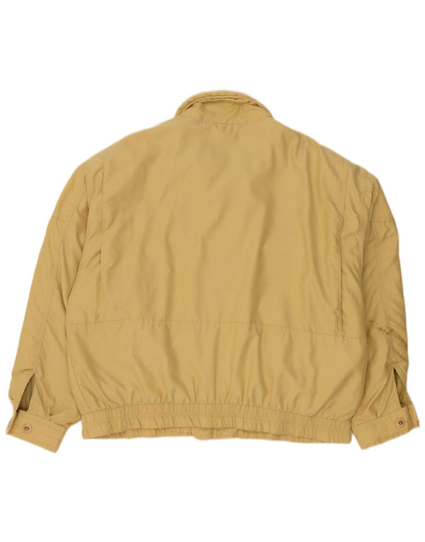 Studio Coletti Herre Bomber Jacket UK 42 XL Gul Nylon