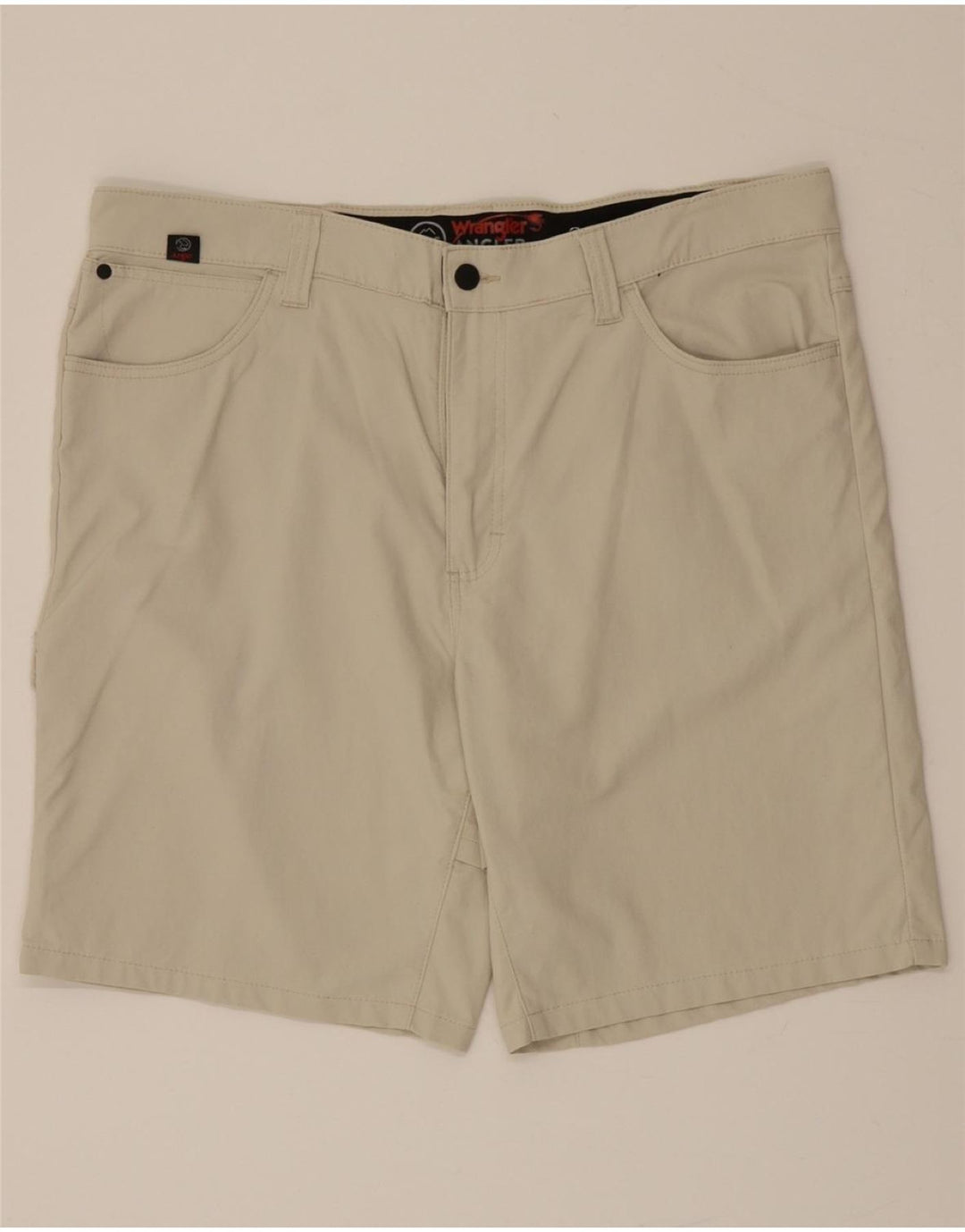 WRANGLER Mens Casual Shorts W38 XL Beige Nylon Vintage Wrangler and Second-Hand Wrangler from Messina Hembry 