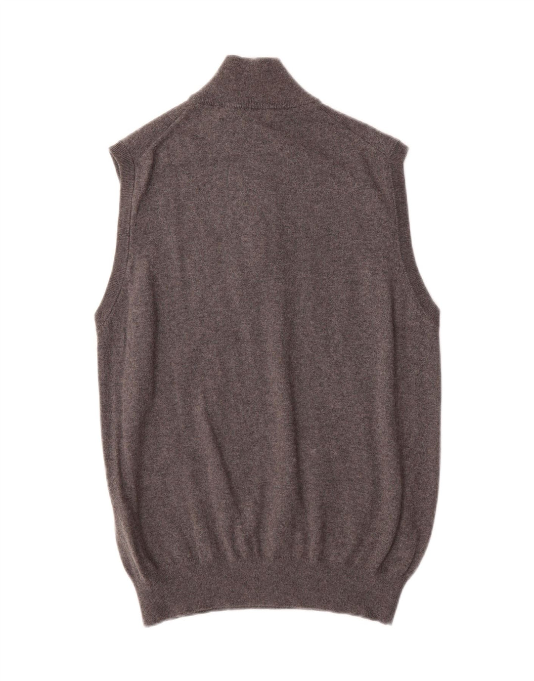HARMONT & BLAINE Mens Zip Neck Vest Tank Top Large Grey Cotton Vintage Harmont & Blaine and Second-Hand Harmont & Blaine from Messina Hembry 