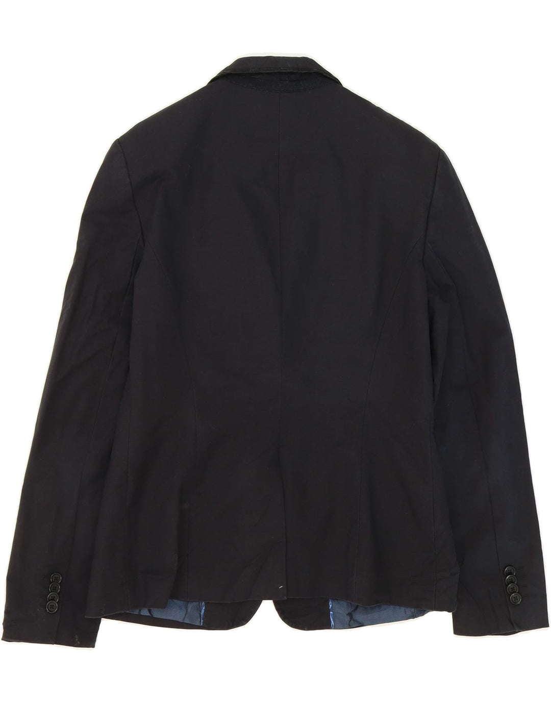 TOMMY HILFIGER Womens 2 Button Blazer Jacket UK 12 Medium Black Acetate Vintage Tommy Hilfiger and Second-Hand Tommy Hilfiger from Messina Hembry 