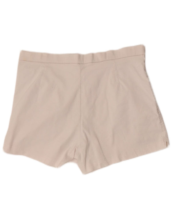 ADIDAS Pegged Chino-shorts til mænd, store W36 Hvid Colourblock Bomuld