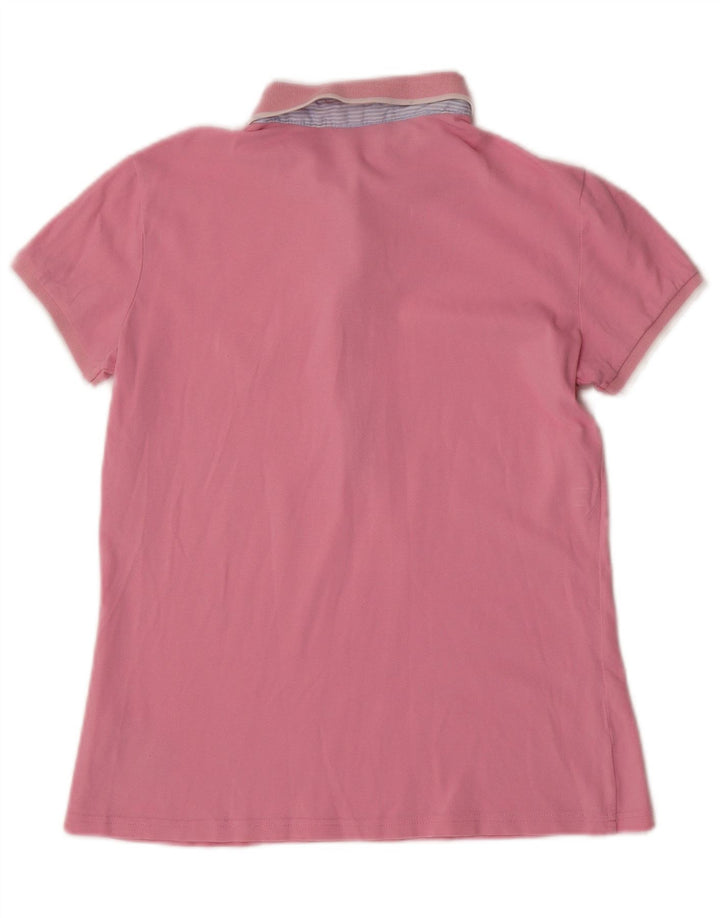 Blauer Dame Polo Shirt UK 12 Medium Pink