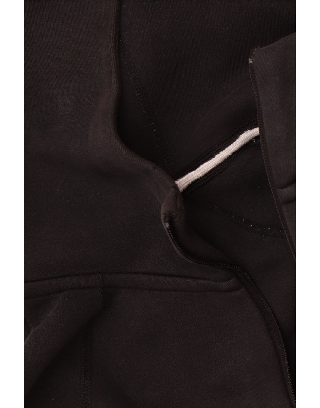 Nike hættetrøje med lynlås til mænd mellem sort bomuld