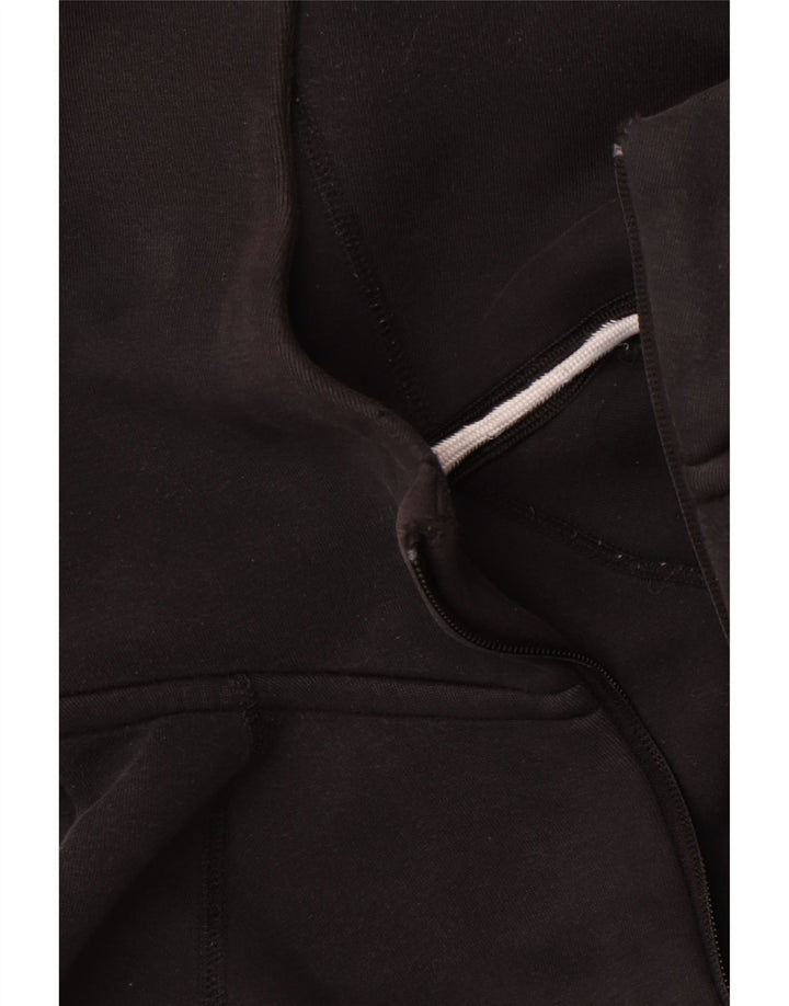 Nike hættetrøje med lynlås til mænd mellem sort bomuld