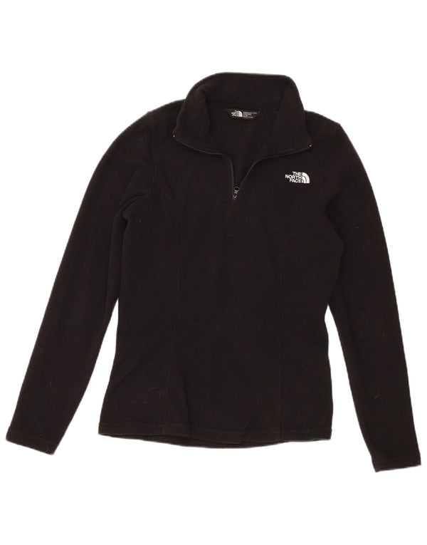 The North Face Fleece Jumper med lynlås til kvinder UK 6 XS sort polyester