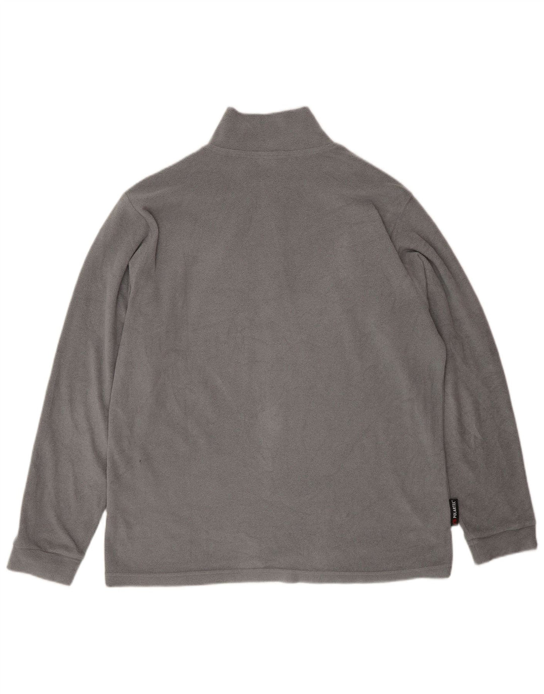 Invicta herre lynlås hals fleece jumper stor grå polyester