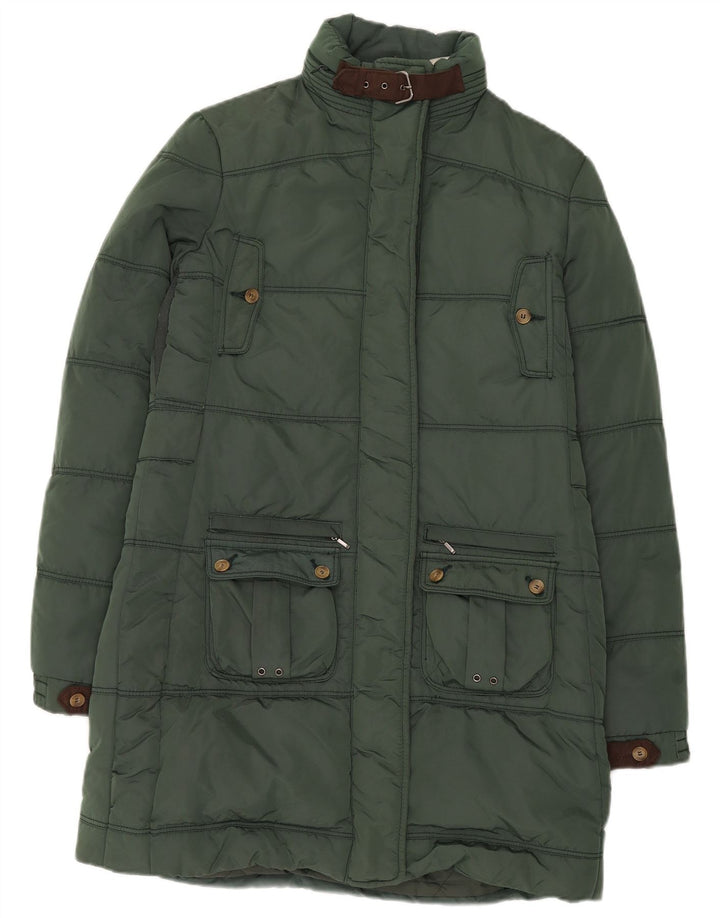 Murphy & Nye Dame Hætte Polstret Frakke UK 16 Large Green