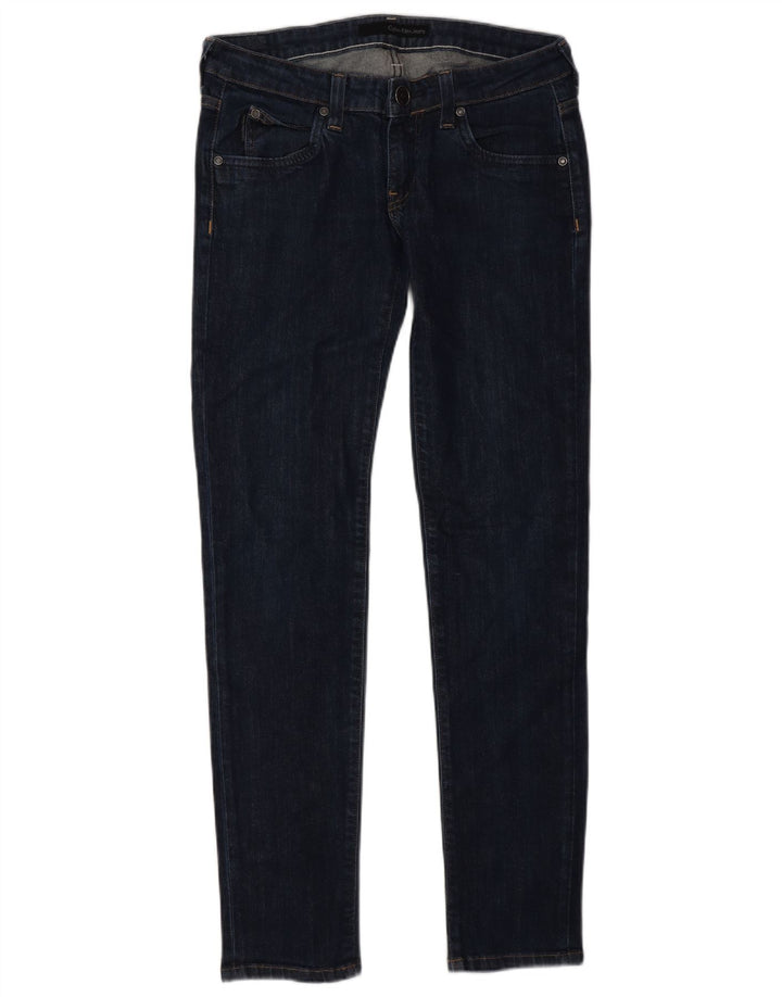 Calvin Klein Dame Skinny Jeans W27 L32 Marineblå Bomuld