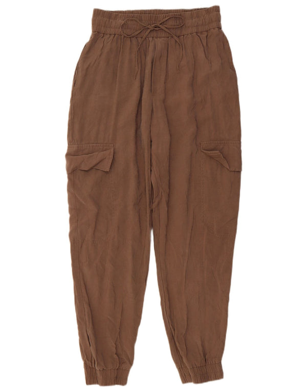 Zara Joggers Cargo Bukser Medium W28 L27 Brun Viscose