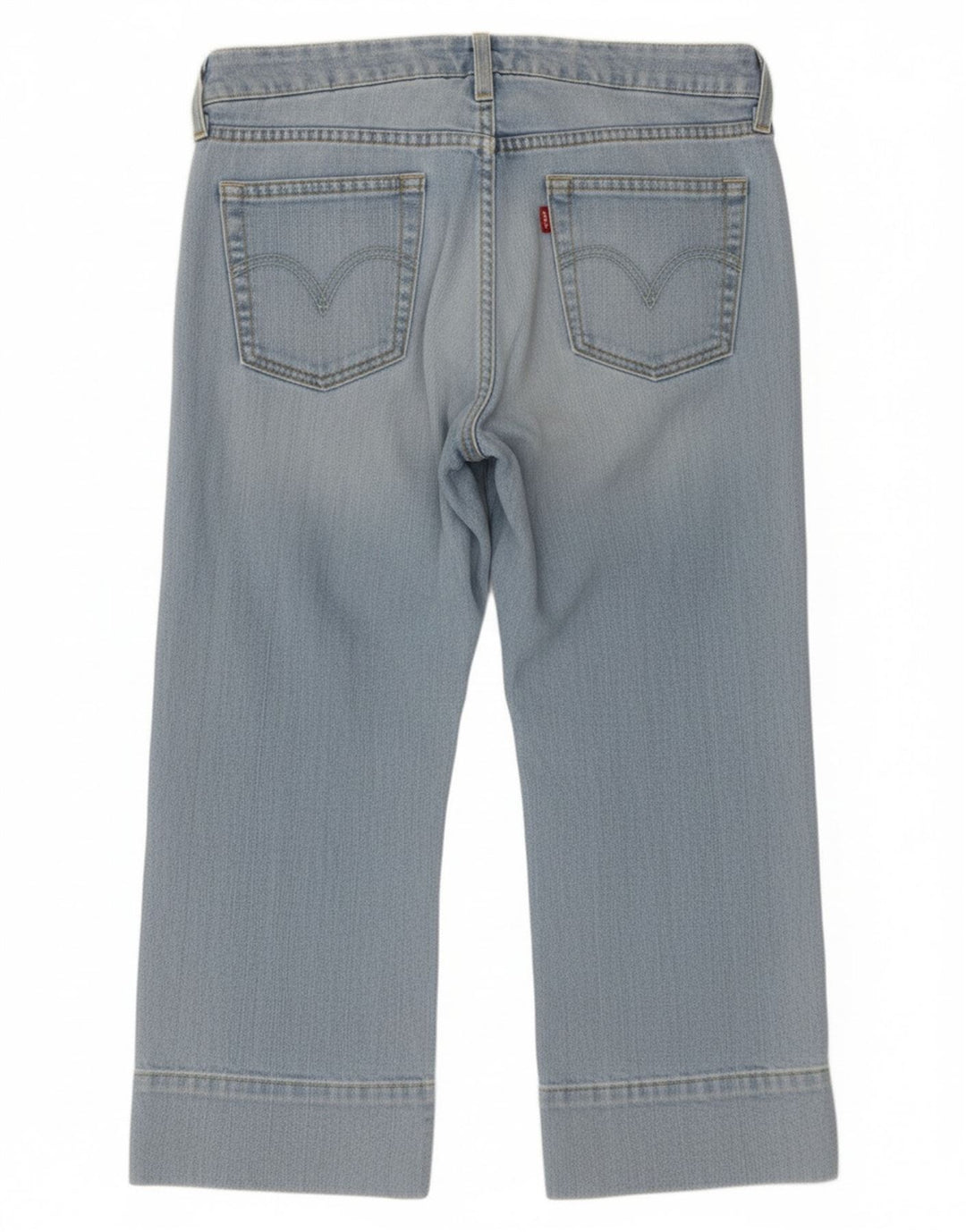 Levi's Dame Bermuda Denim Shorts US 9 Medium W32 Blue Ramie