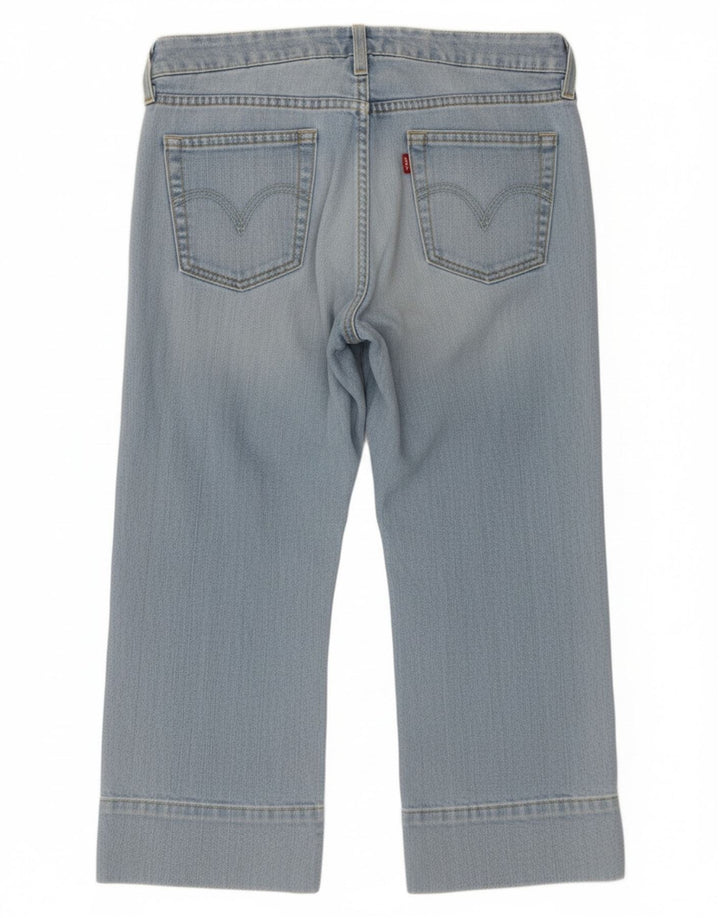 Levi's Dame Bermuda Denim Shorts US 9 Medium W32 Blue Ramie