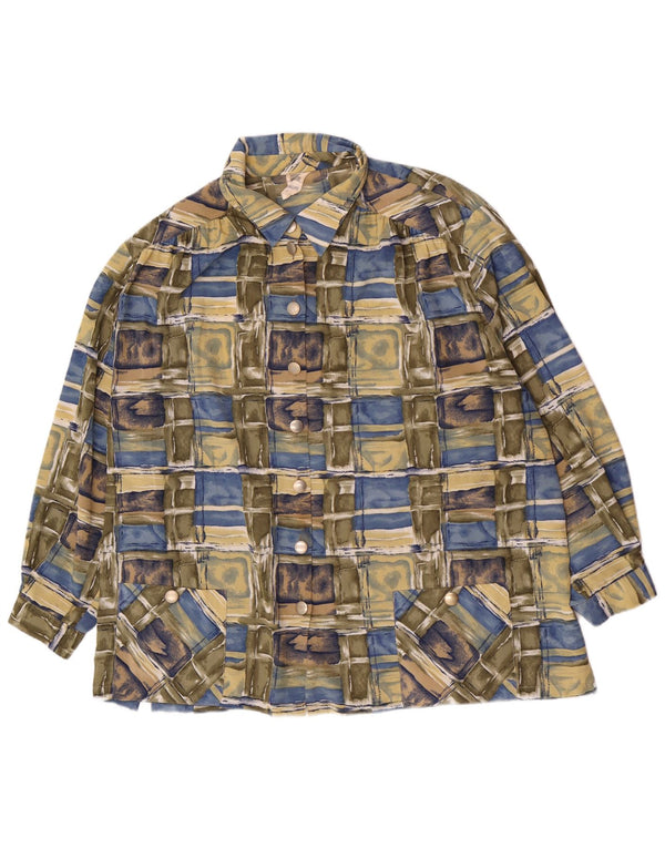 Frankenwalder Dame Bomber Jacket IT 52 2XL Flerfarvet Patchwork