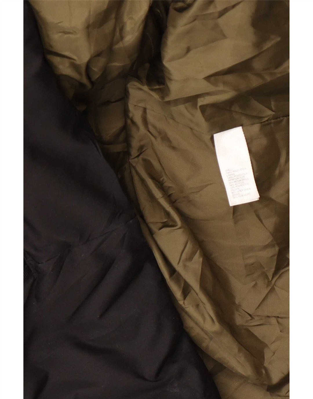 Gap Polstret hættejakke til kvinder UK 14 Medium Sort Polyester