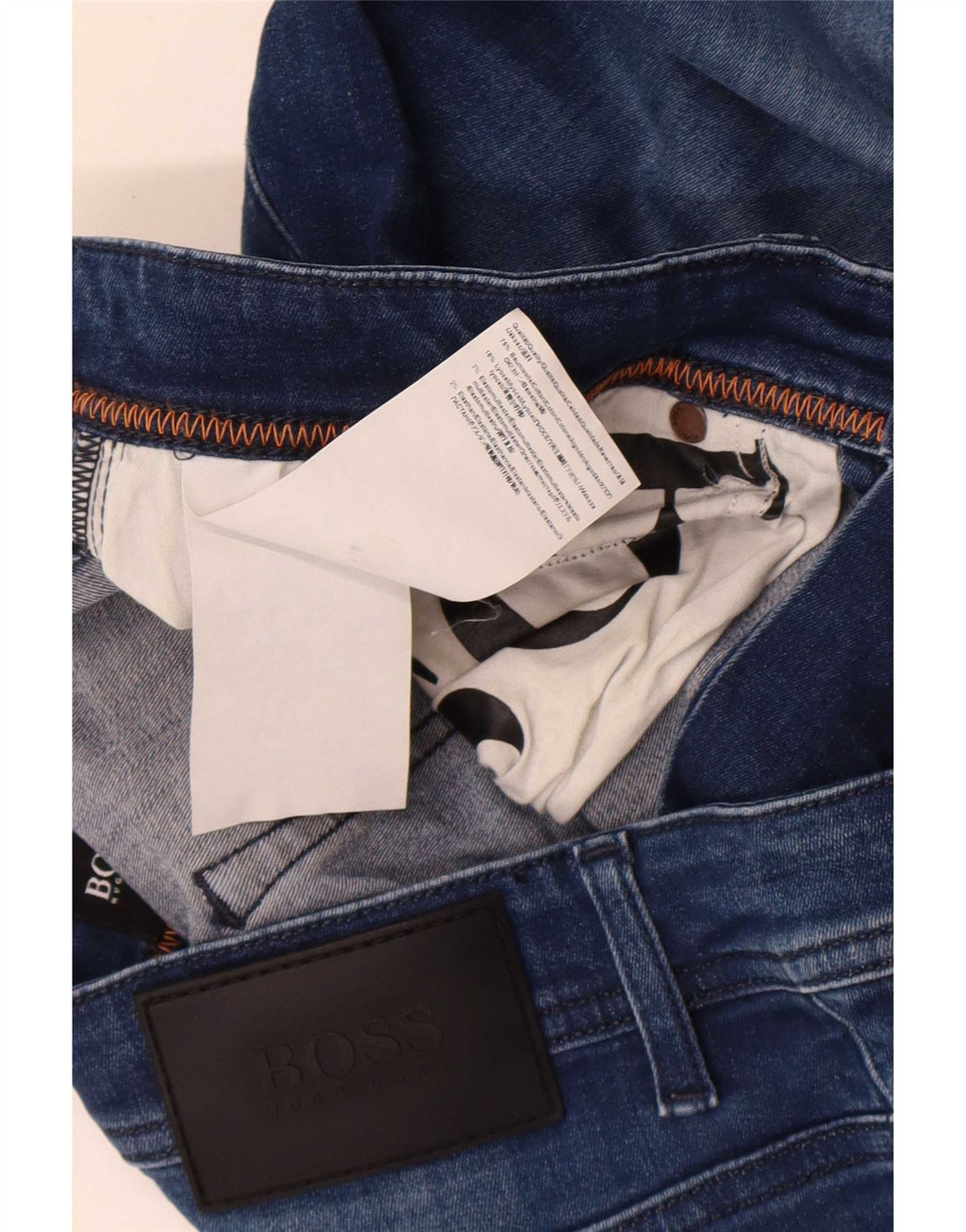 Hugo Boss Dame Delaware Slim Jeans W32 L34 Blå Bomuld