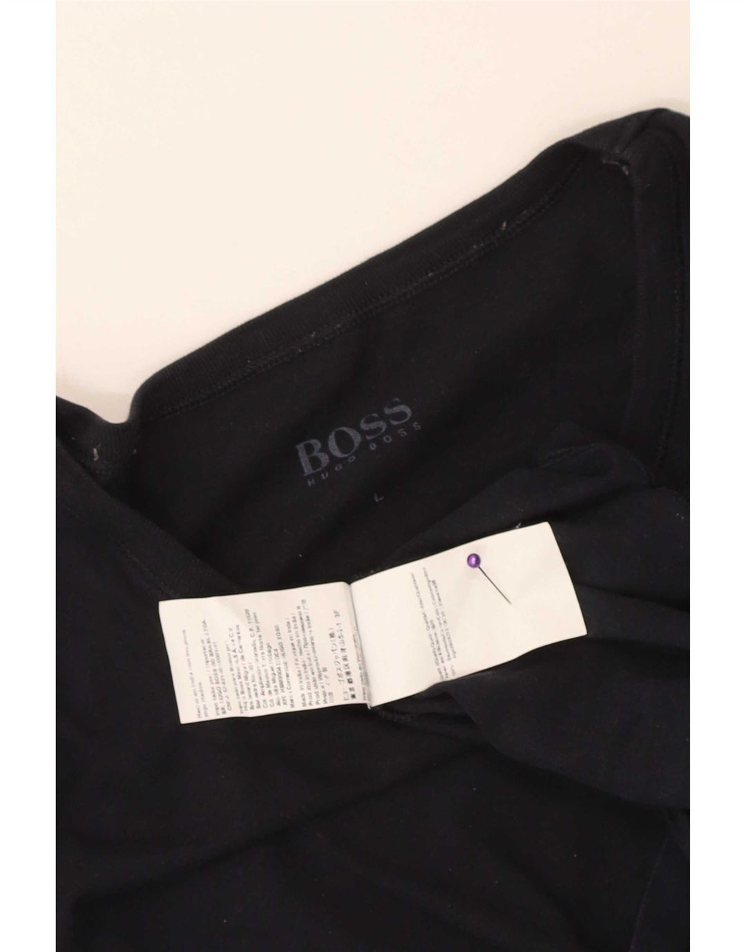 Hugo Boss Herre T-Shirt Top Stor Marineblå Bomuld
