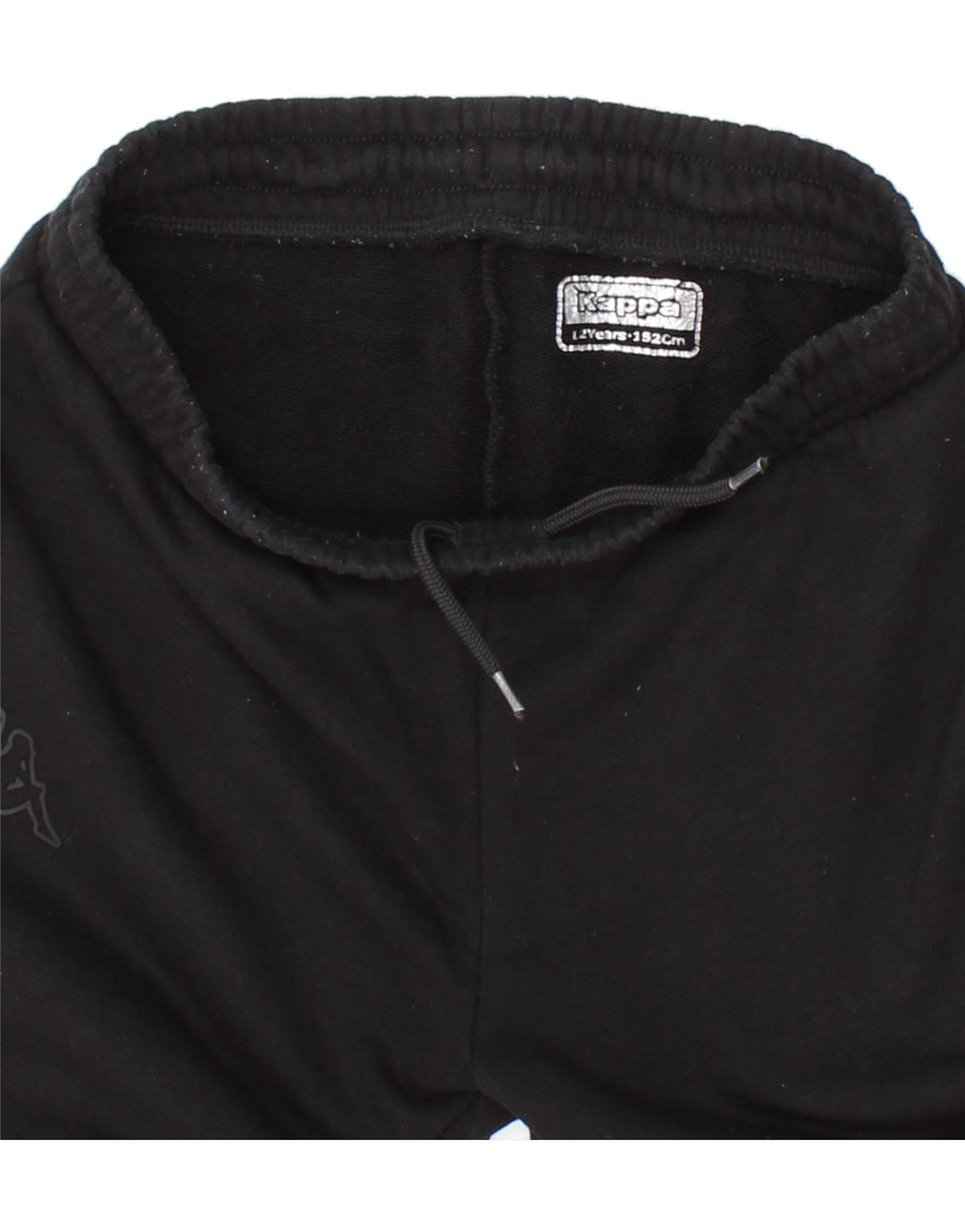 KAPPA Boys Tracksuit Trousers Joggers 11-12 Years Black Vintage Kappa and Second-Hand Kappa from Messina Hembry 