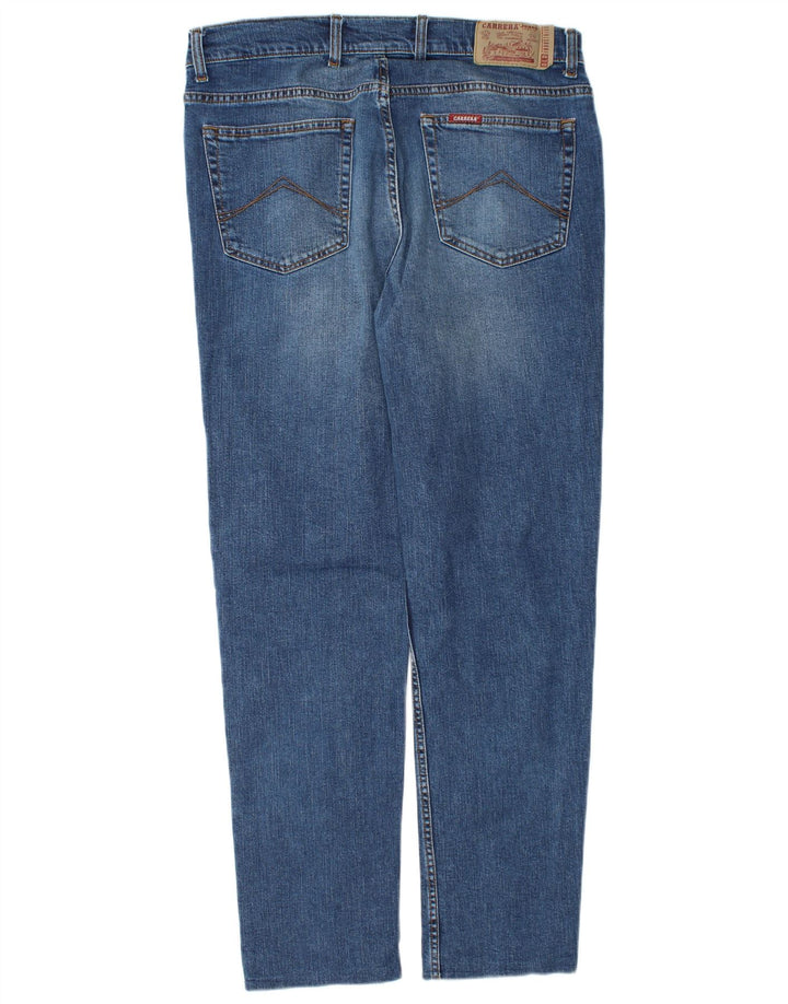 Carrera Herre Regular Fit Slim Jeans W36 L30 Blå Bomuld