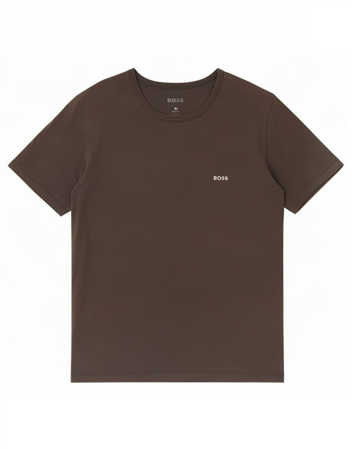 Hugo Boss Dame T-Shirt Top UK 14 Stor Grå