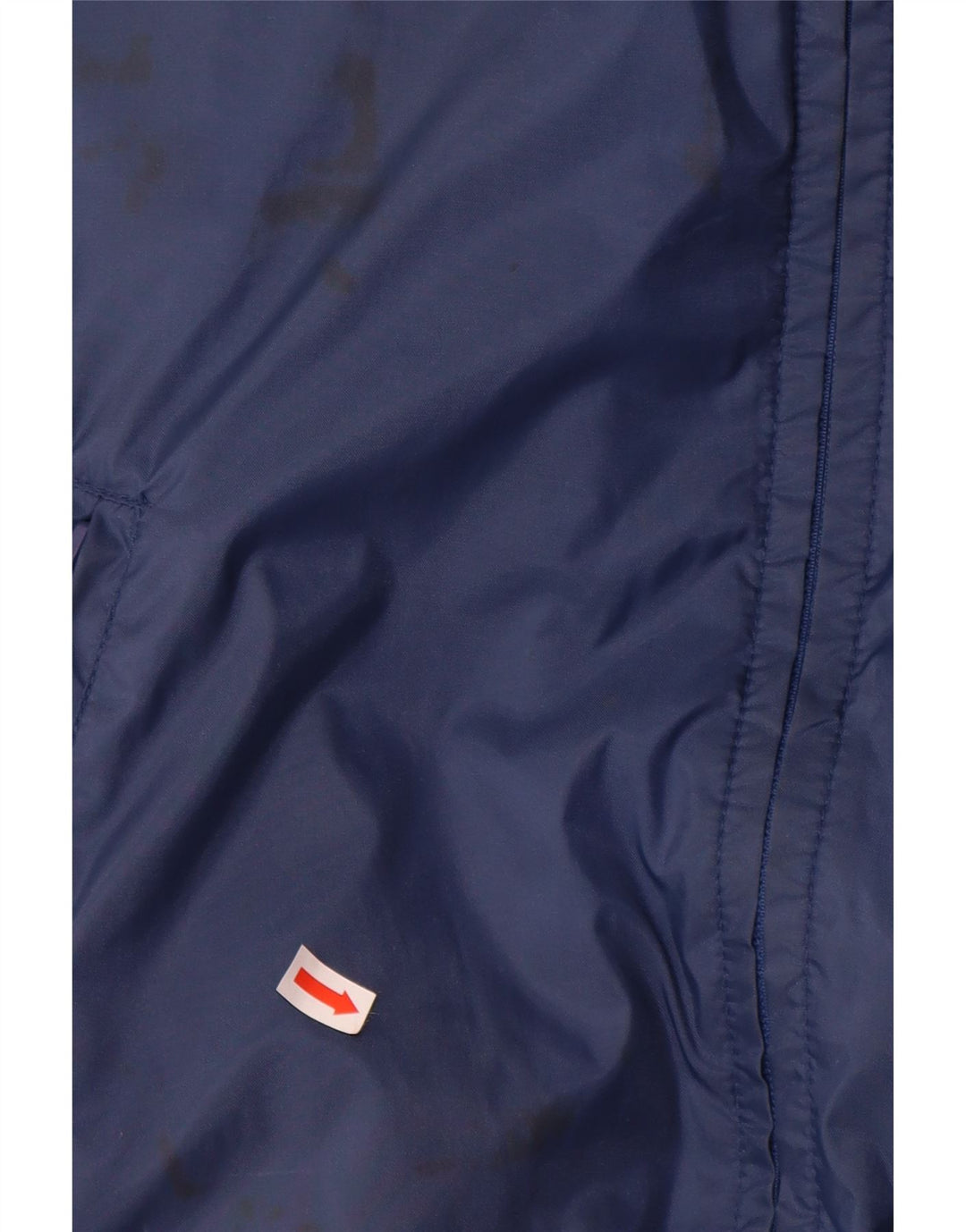 VINTAGE Herre vendbar Gilet UK 38 Medium Navy Blue Polyamid