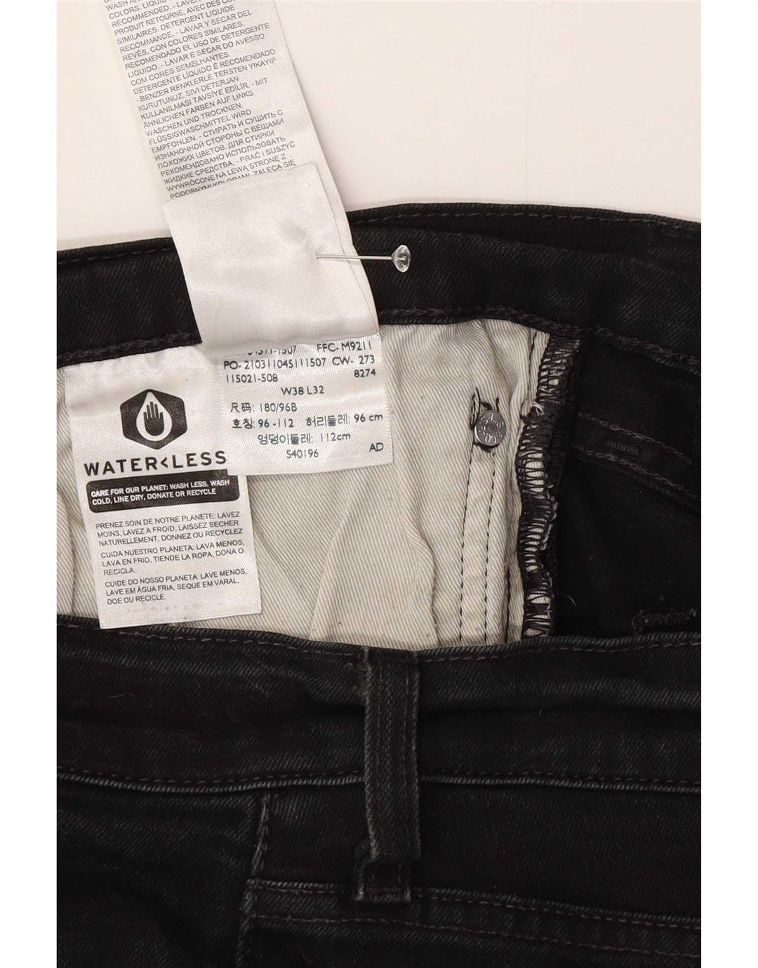 Levi's Herre 511 denimshorts W38 XL Sort bomuld