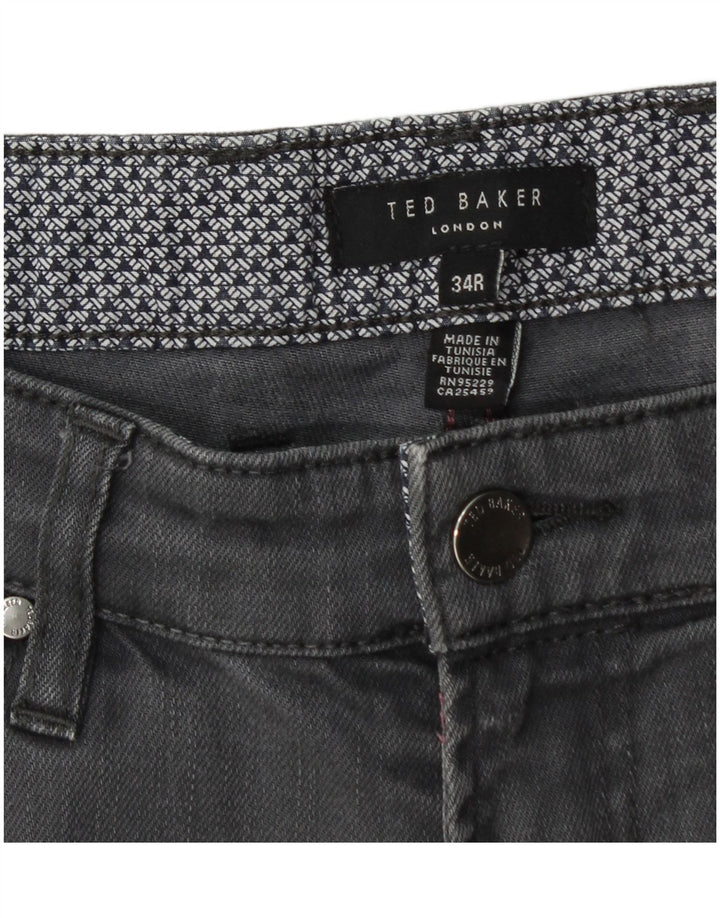 Ted Baker Herre Skinny Casual Bukser W34 L32 Grå