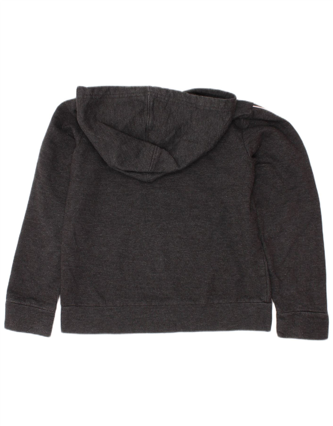 PUMA Grafisk hættetrøje til piger 6-7 år Lille grå bomuld