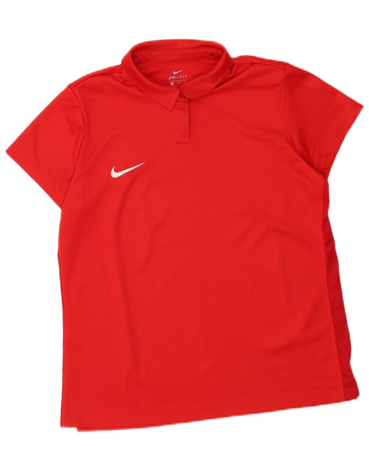 Nike Dame Dri Fit Polo Shirt UK 18 XL Rød