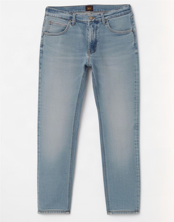 Lee Mens Slim Tapered Jeans W31 L28 Blå Bomuld