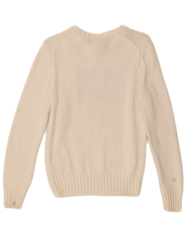 Polo Ralph Lauren piger bådhals sweater 14-15 år stor hvid