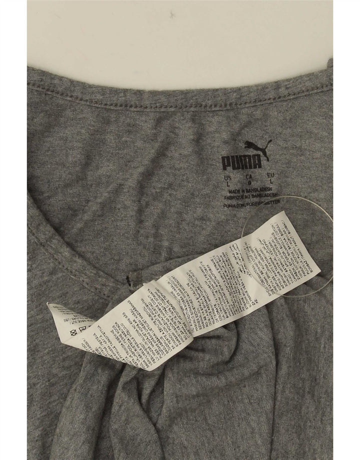 Puma Herre Grafisk Vest Top Stor Grå Bomuld