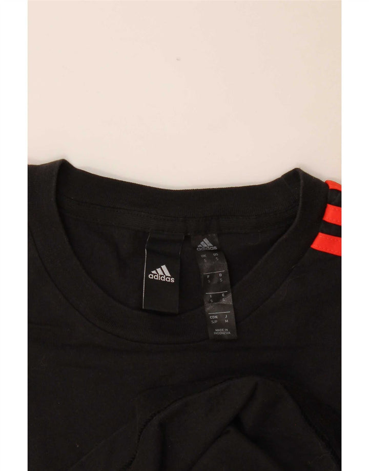 Adidas Grafisk T-shirt top til mænd, lille sort farveblok
